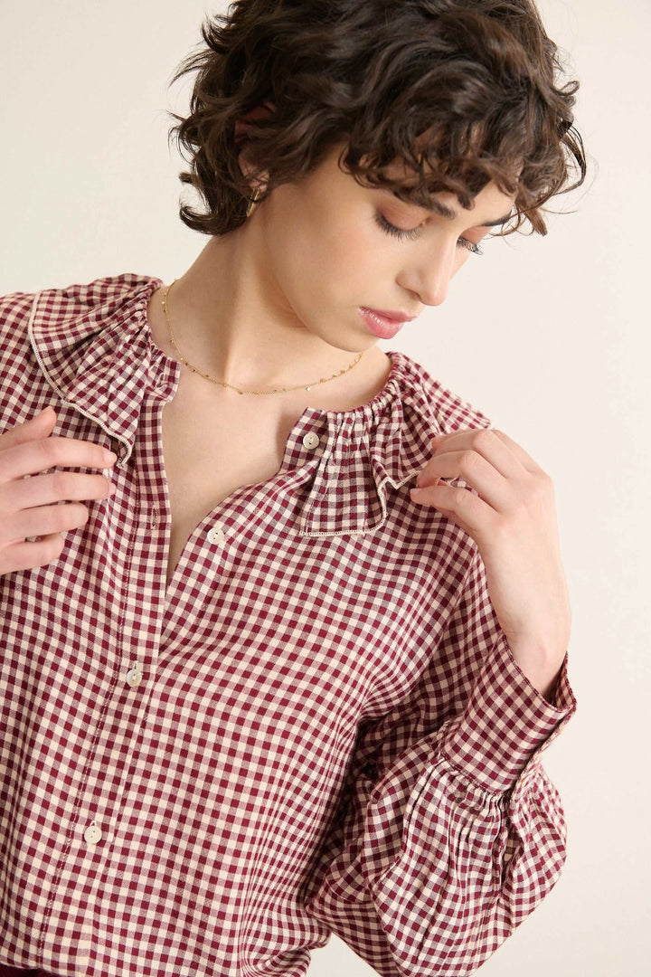 Bertille Blouse Bordeaux