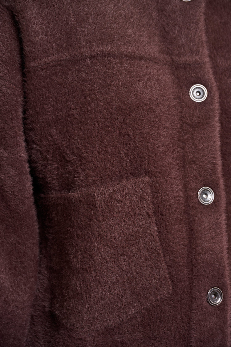 Bubbly Boxy Jacket - Coffee Roast