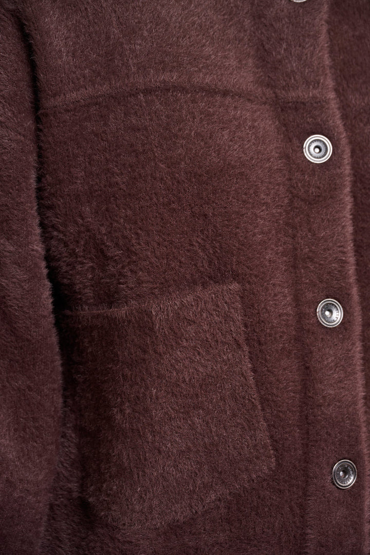 Bubbly Boxy Jacket - Coffee Roast