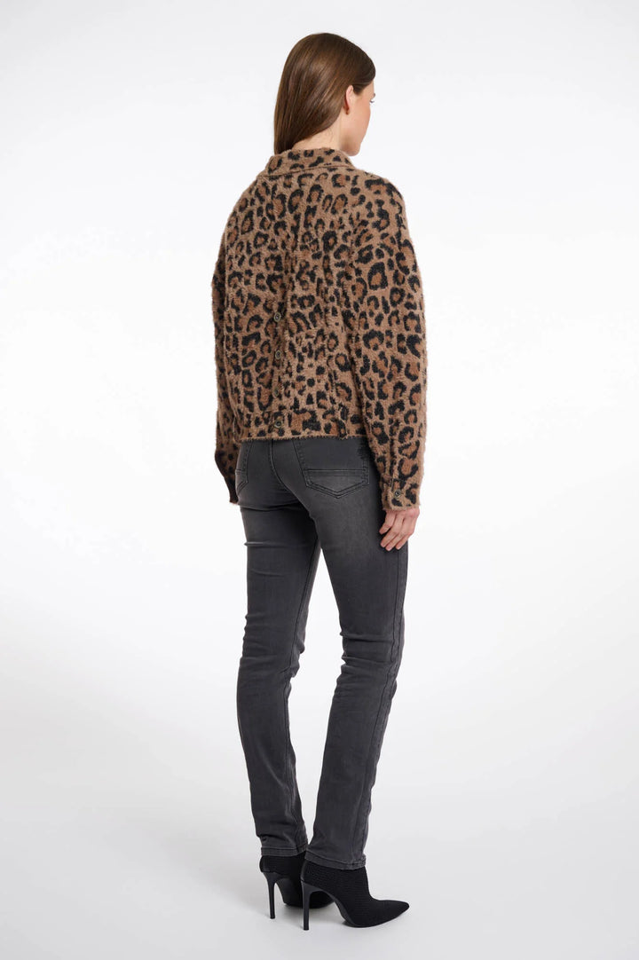 Bubbly Boxy Jacket - Leopard