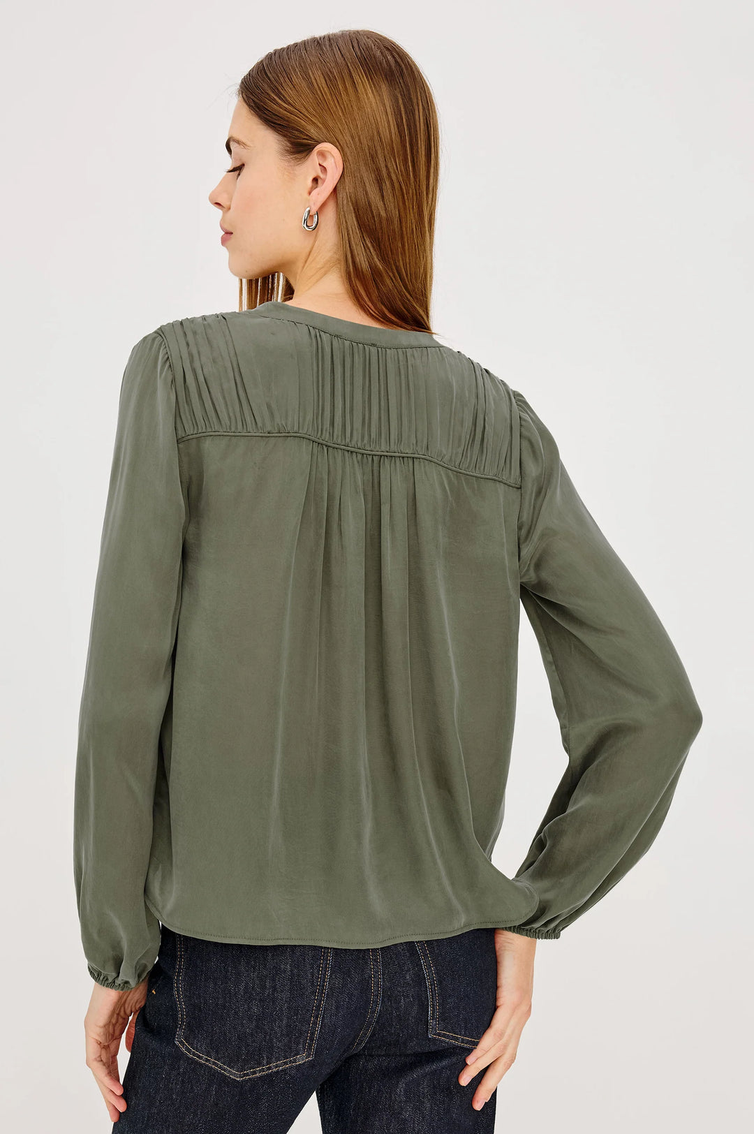 Cadence Blouse - Washed Olive