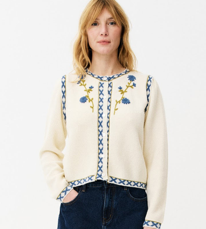 Prissie Cardigan - Creme