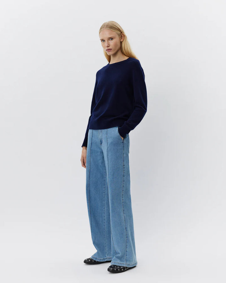 Caris Mid Jean - Light Denim