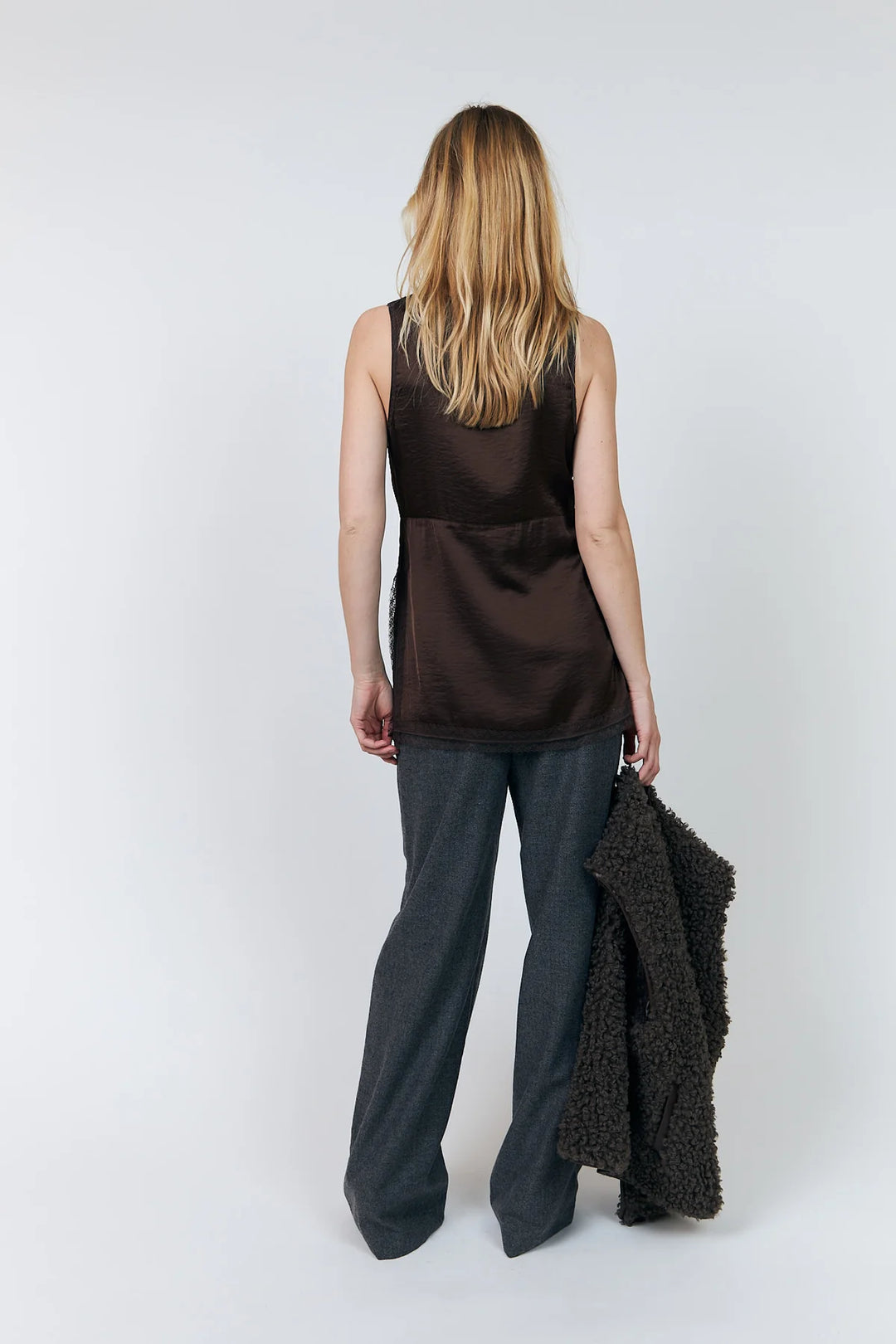 CainLL Top - Dark Mokka