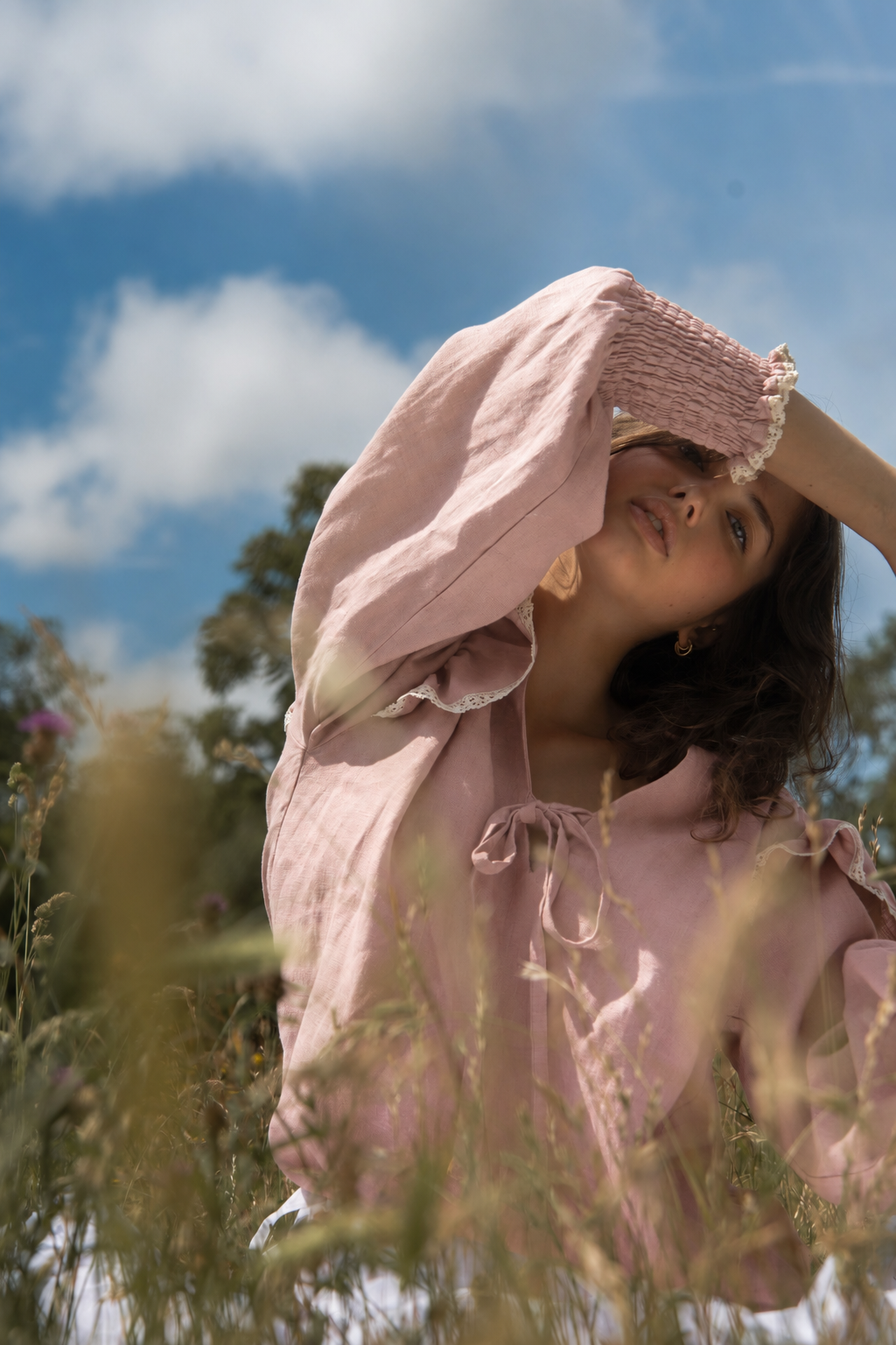 Matilda Blouse - Vintage Rose