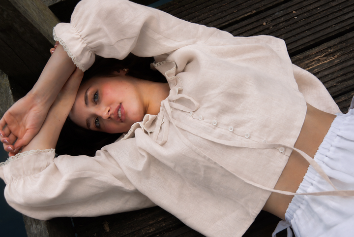 Fraise Blouse - Creme