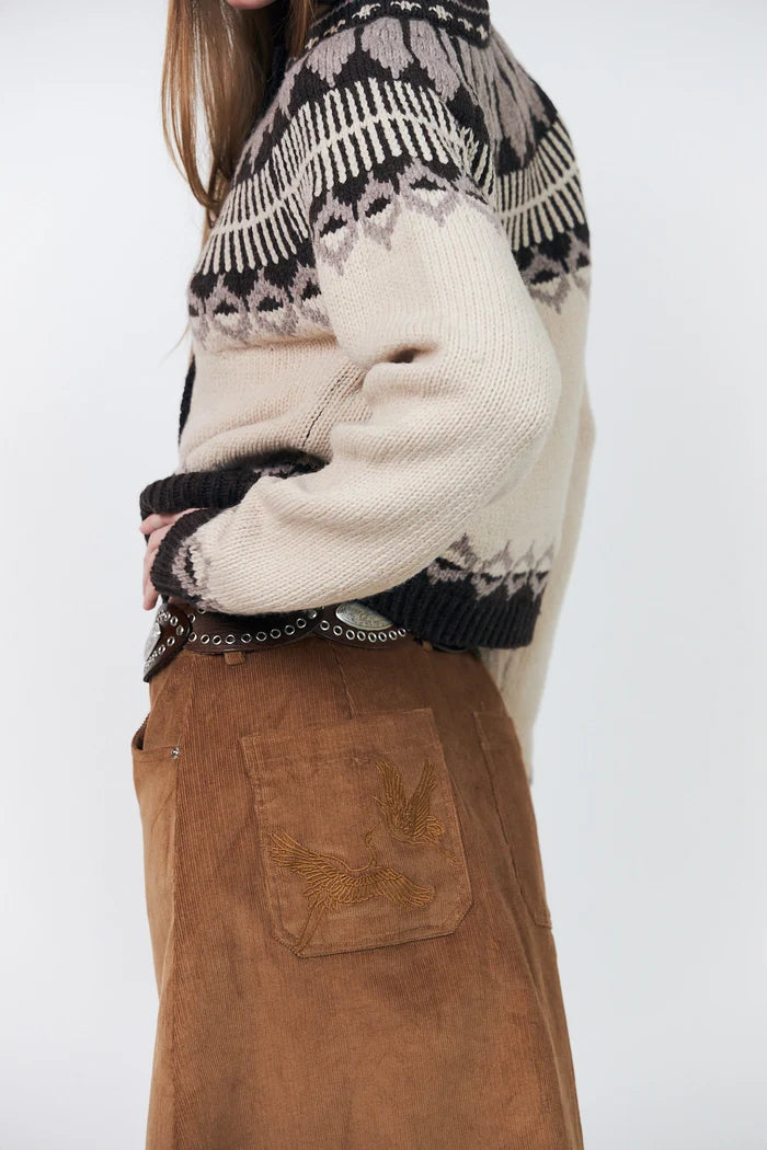 ClaireLL Knit Cardigan - Creme