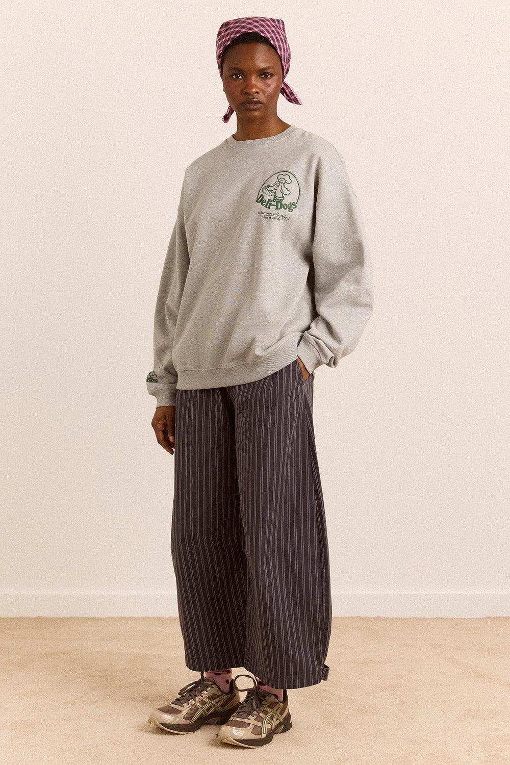 Deli Dog Sweatshirt Grey Marl