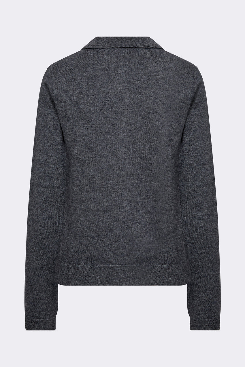 LR-Ismaila 6 Cardigan - Dark Grey