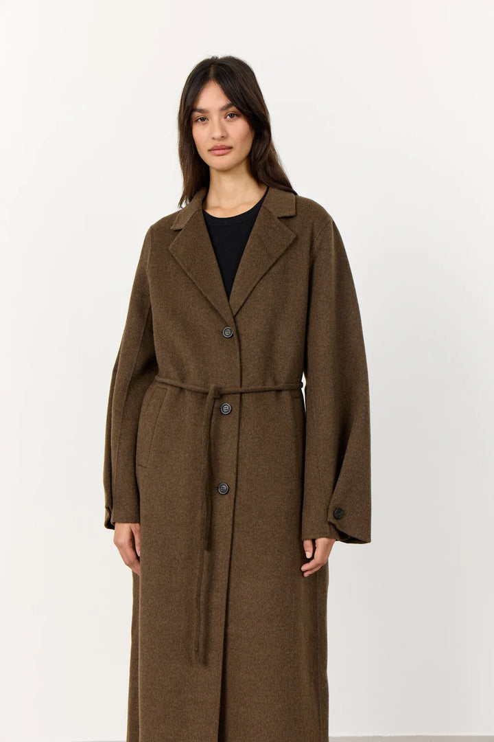 Owa 33 Coat - Dark Brown