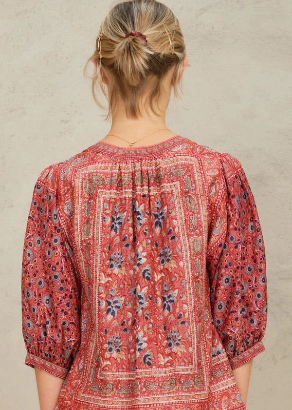 Darla Print Jacket - Rose/Multi