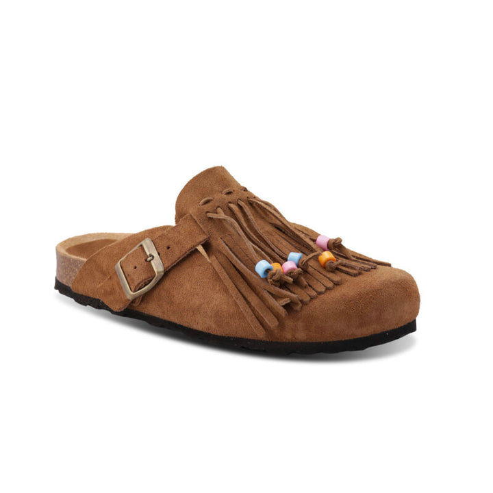 Dandara Suede Mules Roble