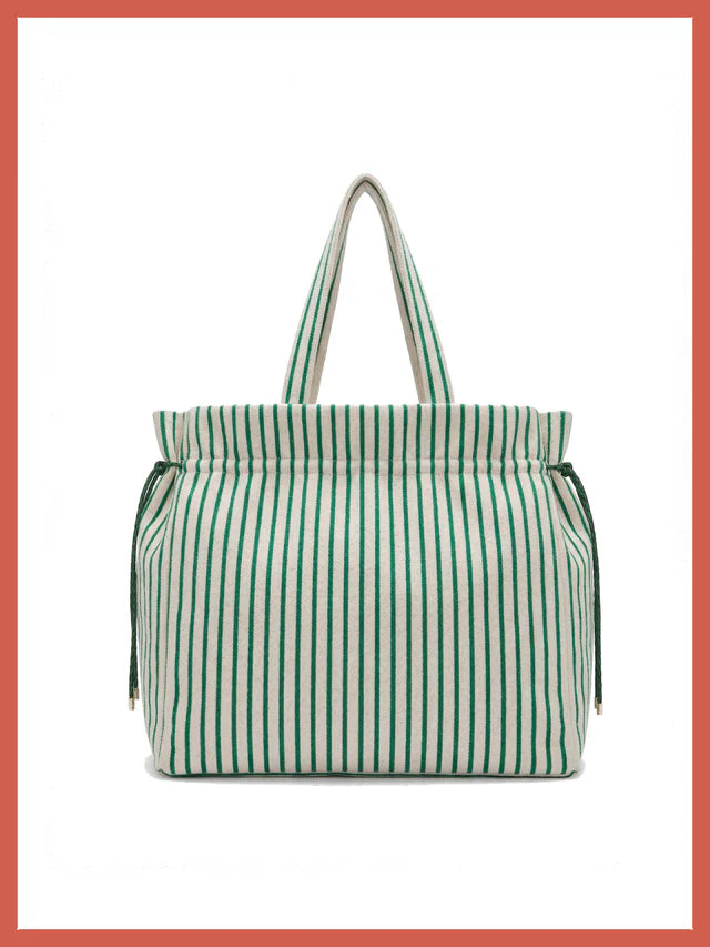 Deckchair Towelling Tote Green