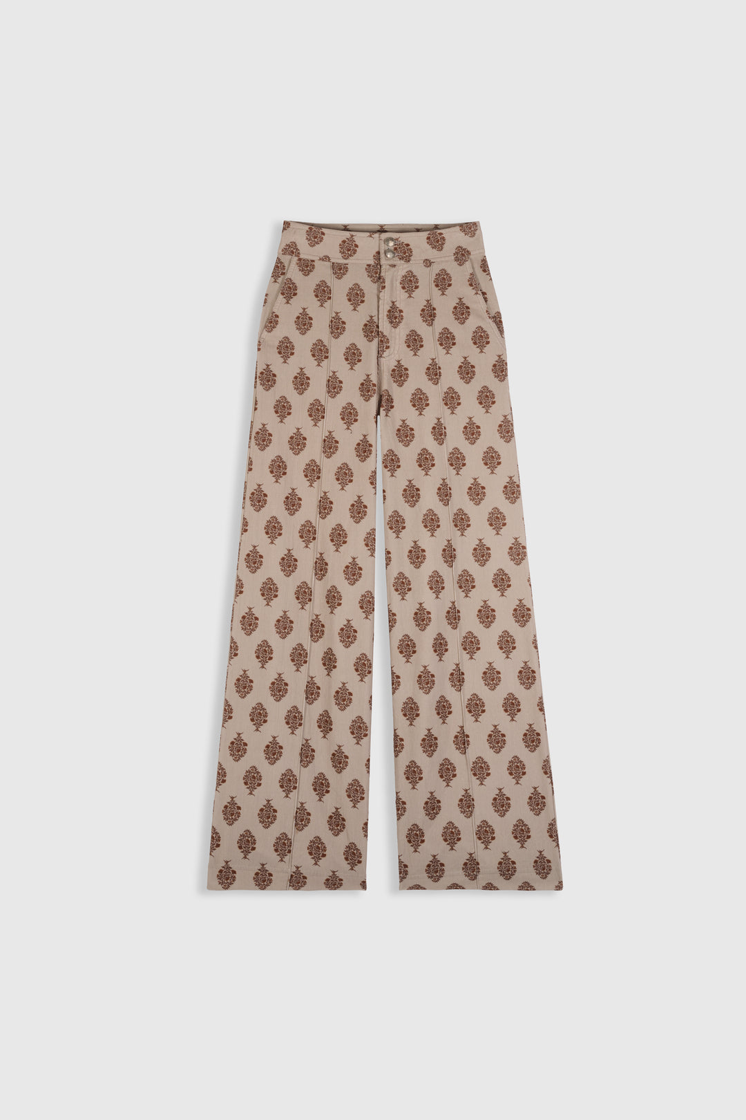 Douglas Pants - Beige Flowers