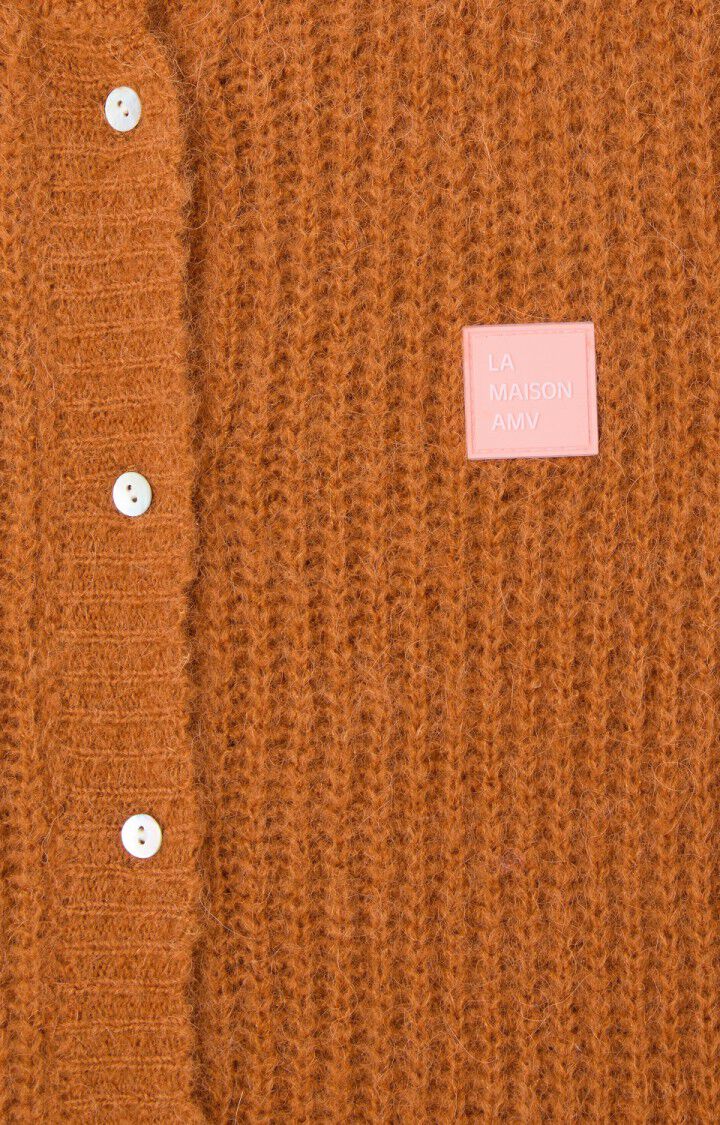 East Sleeveless Cardigan - Ecureuil