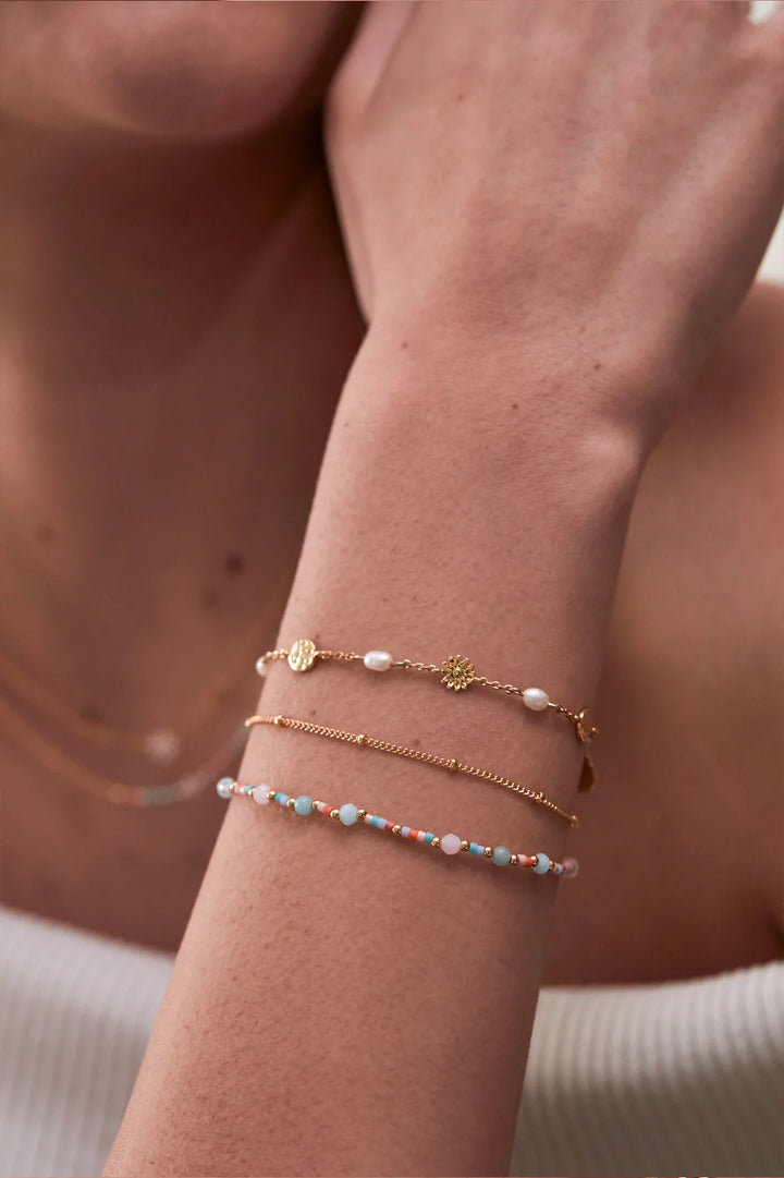 EBB6618G Mini Mixed Duo Chain Bracelet