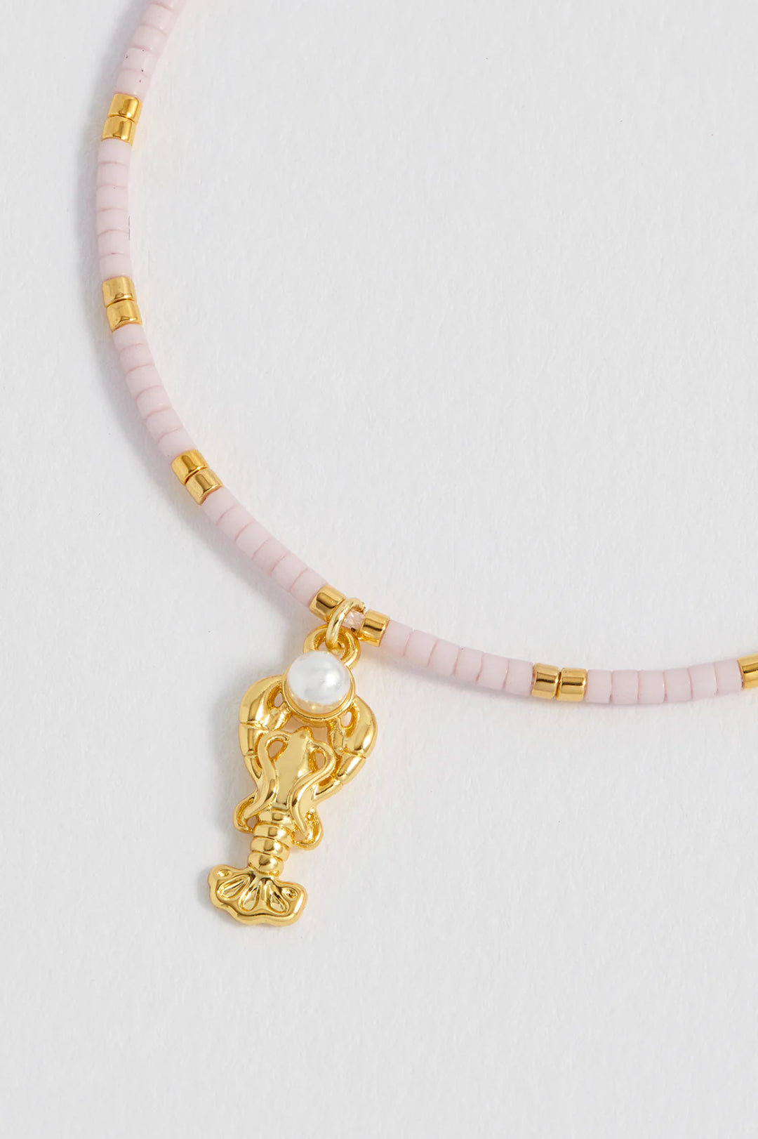 EBB7131G Lobster Miyuki Bracelet With Pearl