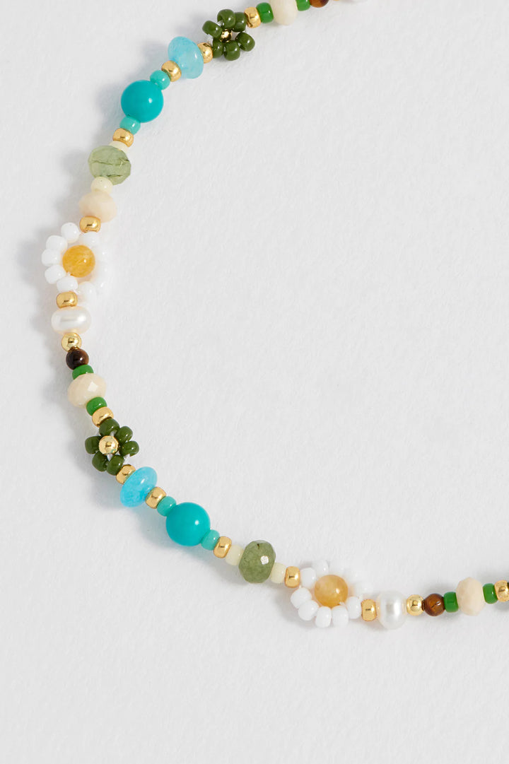 EBB7135G Flower Miyuki Bead Bracelet