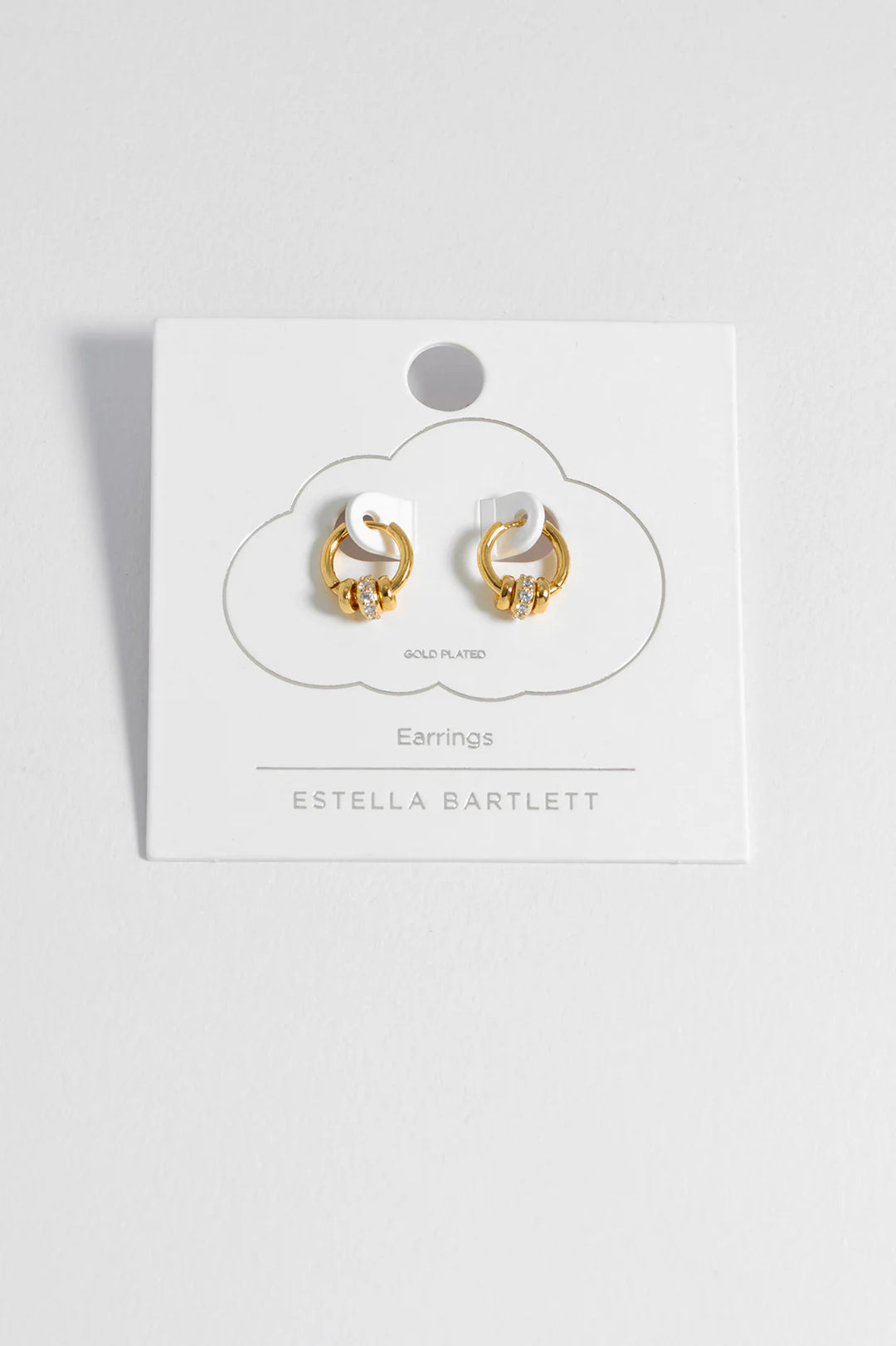 EBE6898G triple disc hoop earrings