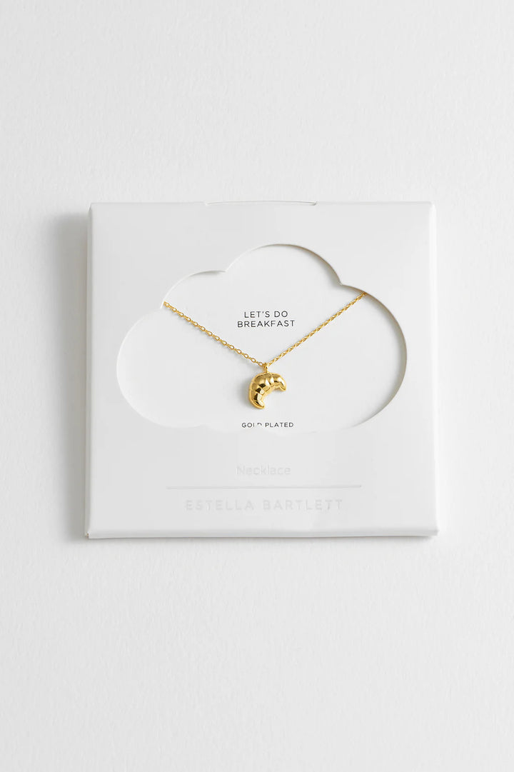 EBN5367G Croissant Necklace
