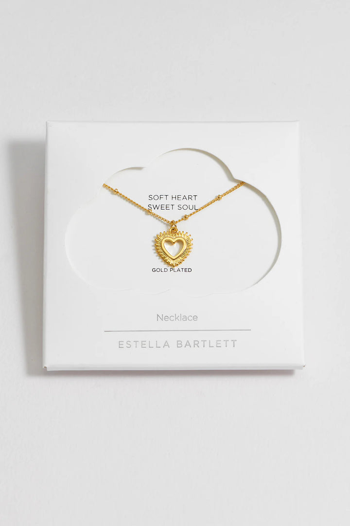 EBN6297G Heartburst Necklace