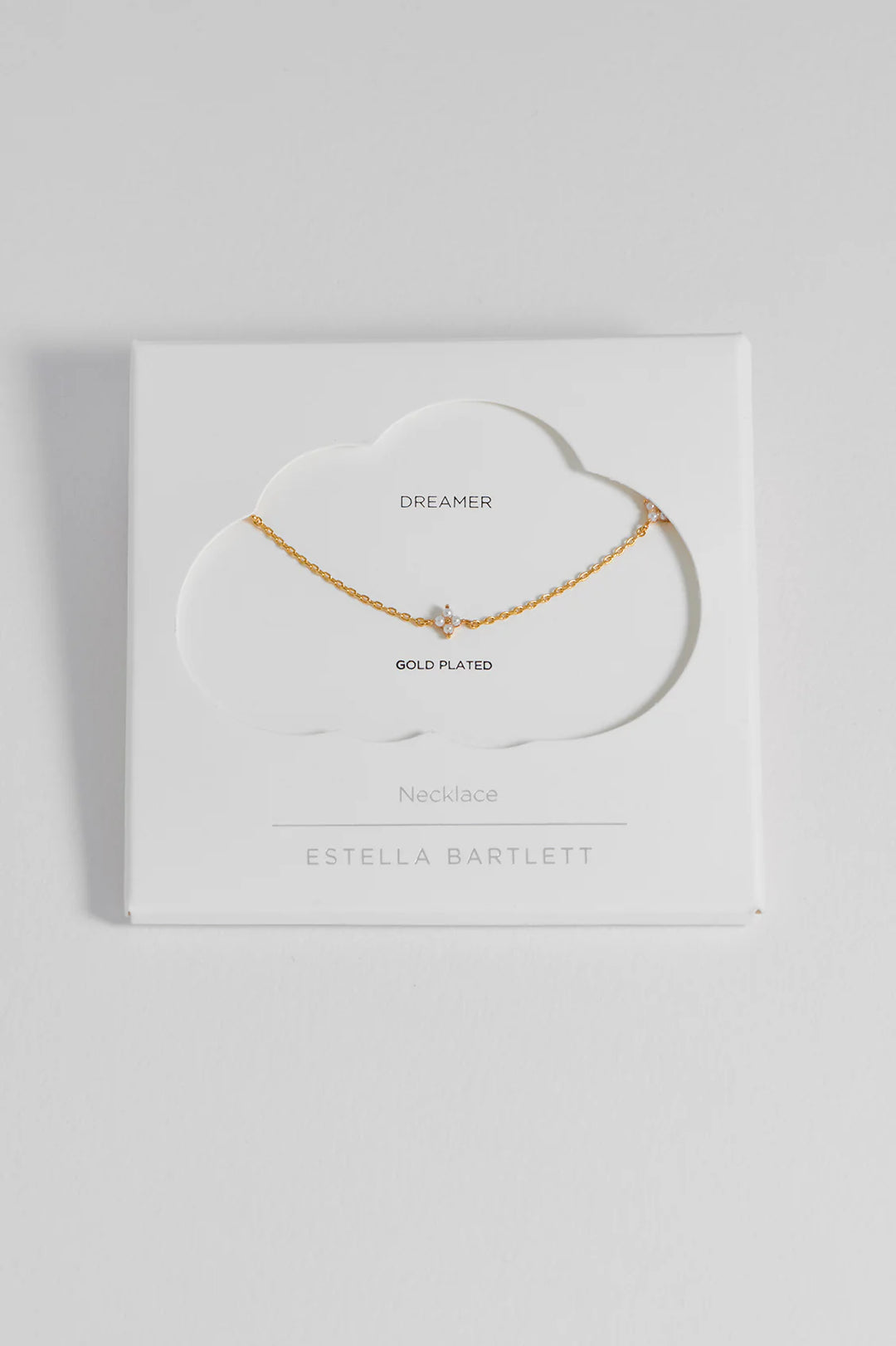 EBN6909G Pearl multi flower necklace