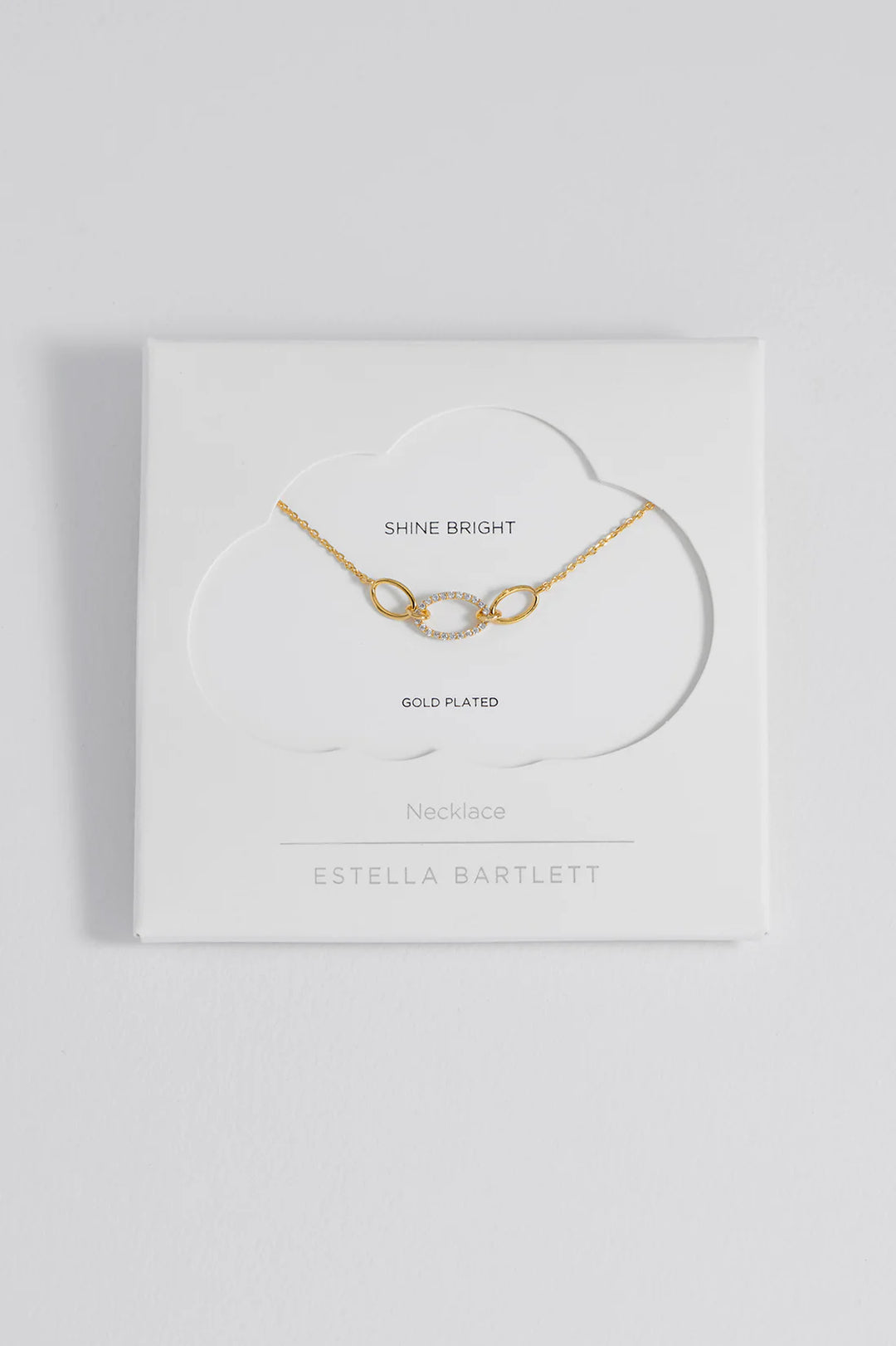 EBN7102G Oval Link Chain Necklace