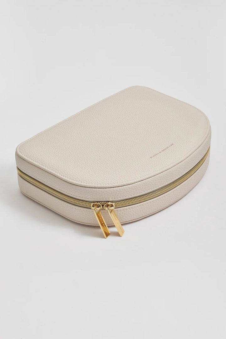 EBP6683 Half Moon Large Jewellery Box Off White