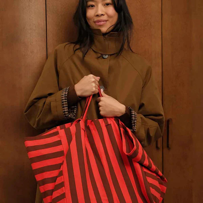 Elisa Tote Bag Brown/Tomatoe