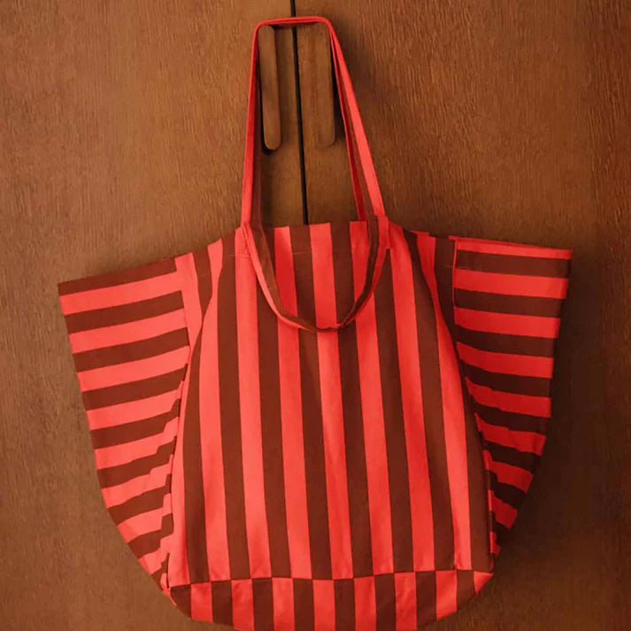 Elisa Tote Bag Brown/Tomatoe
