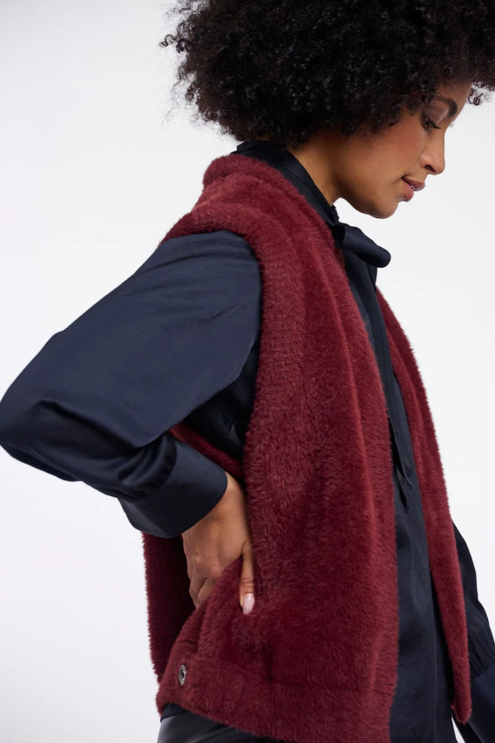 Elona Waistcoat - Sangria