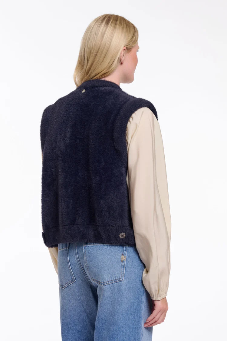 Elona Waistcoat - Dark Navy