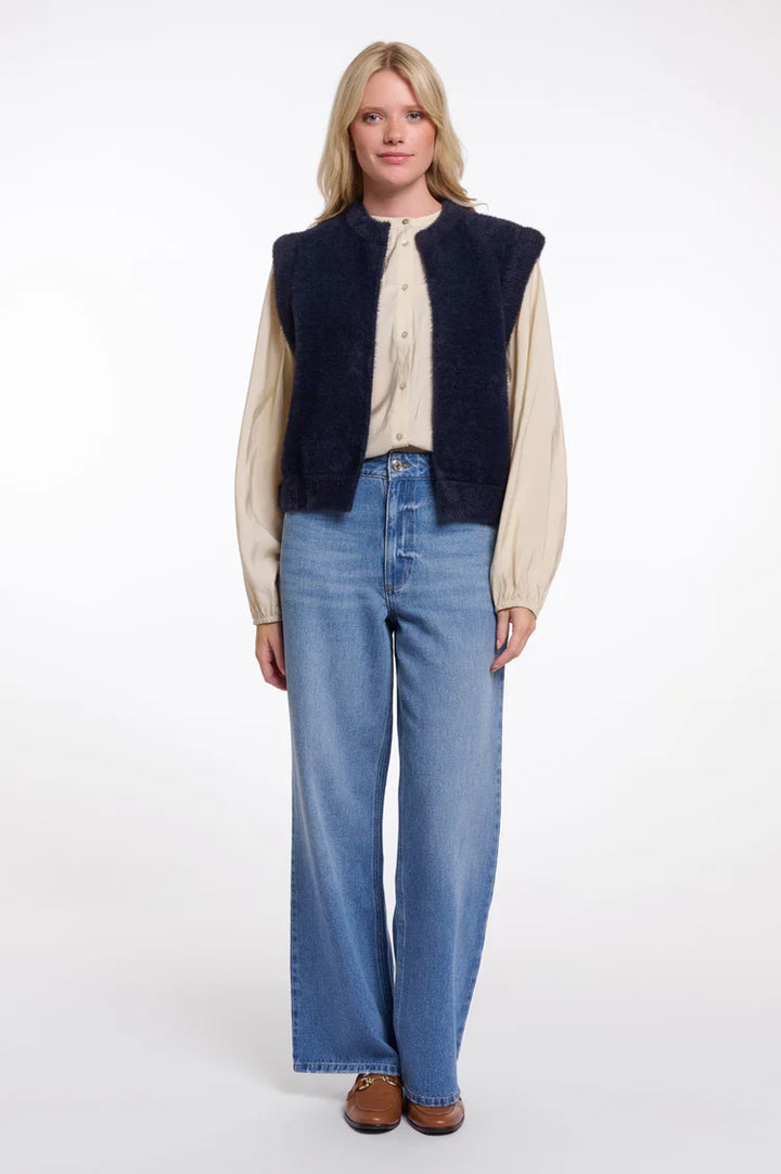 Elona Waistcoat - Dark Navy