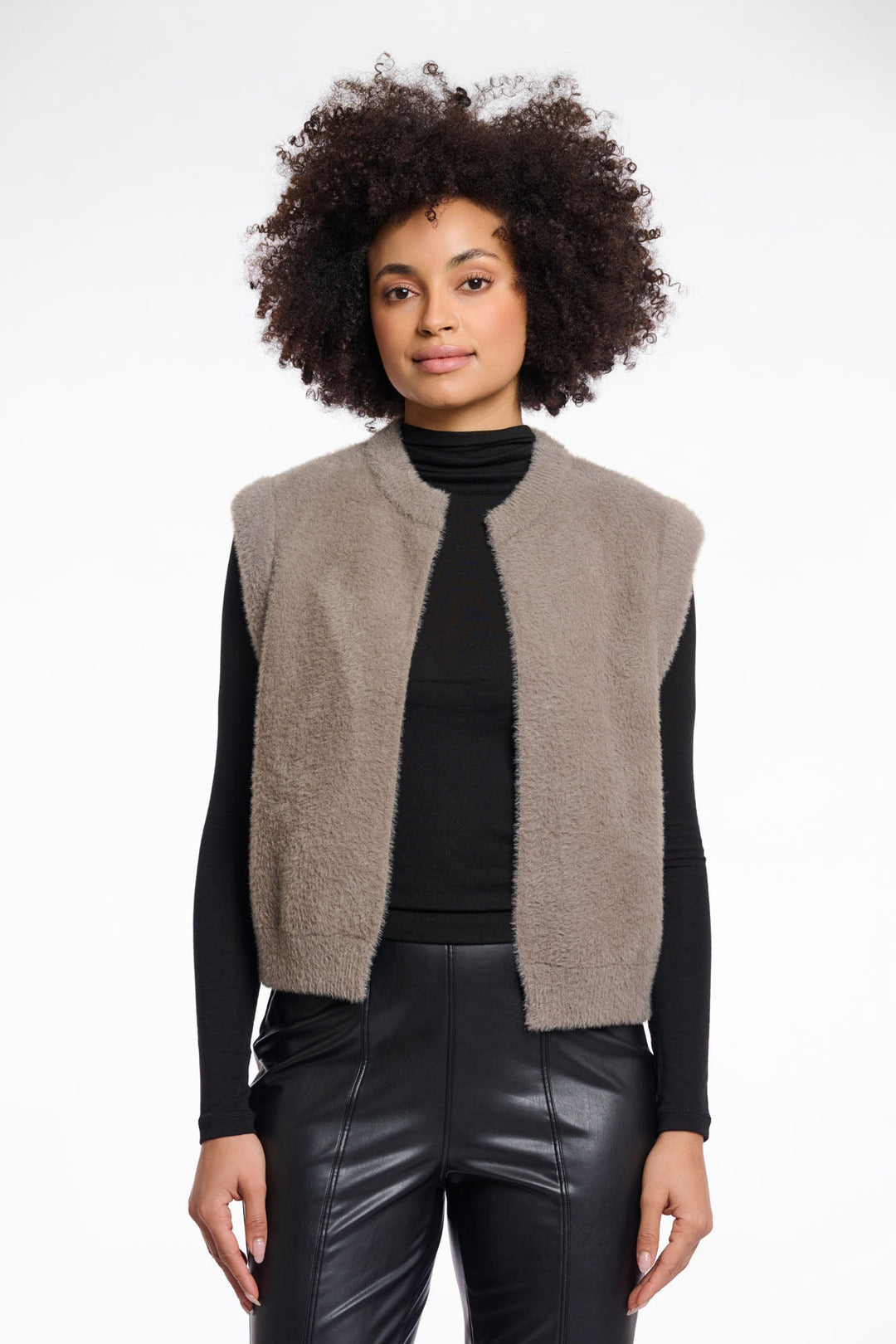 Elona Waistcoat - Taupe