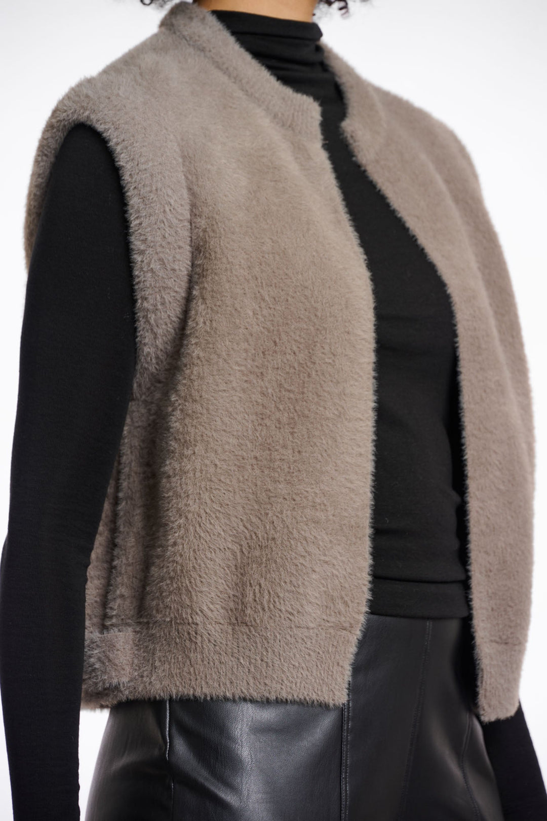 Elona Waistcoat - Taupe