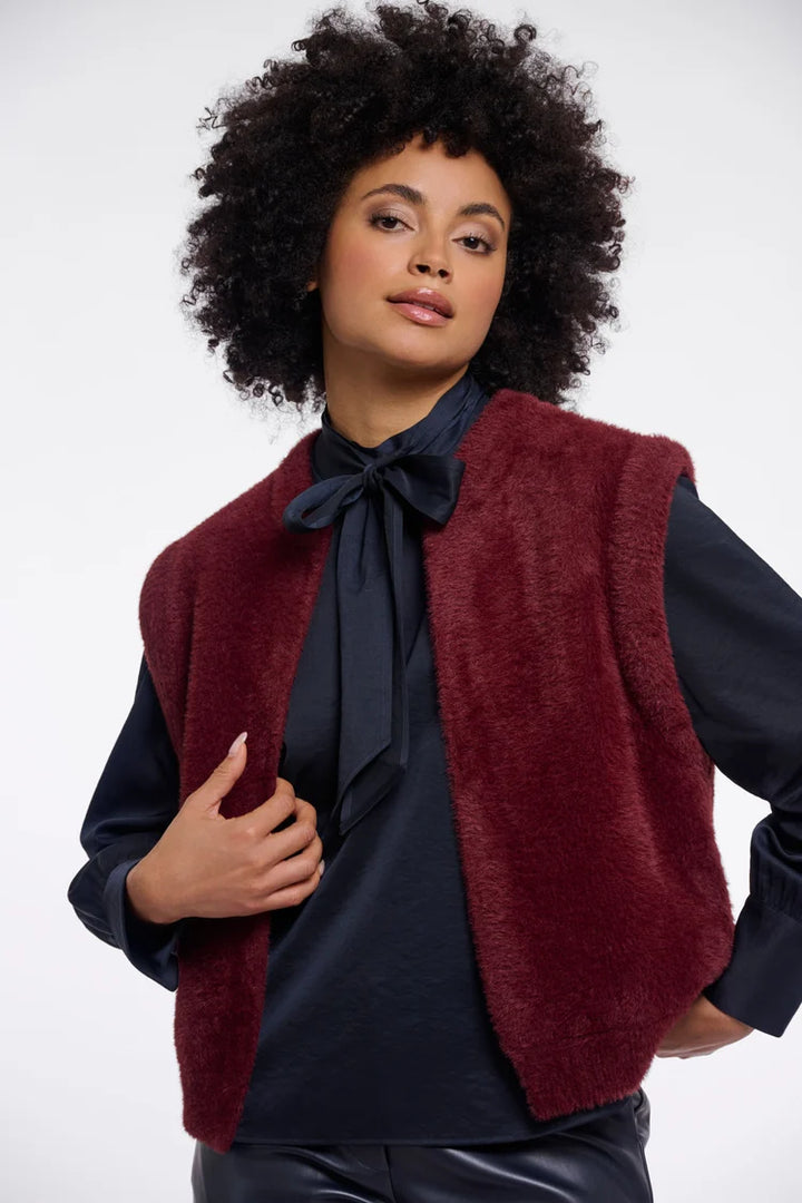 Elona Waistcoat - Sangria