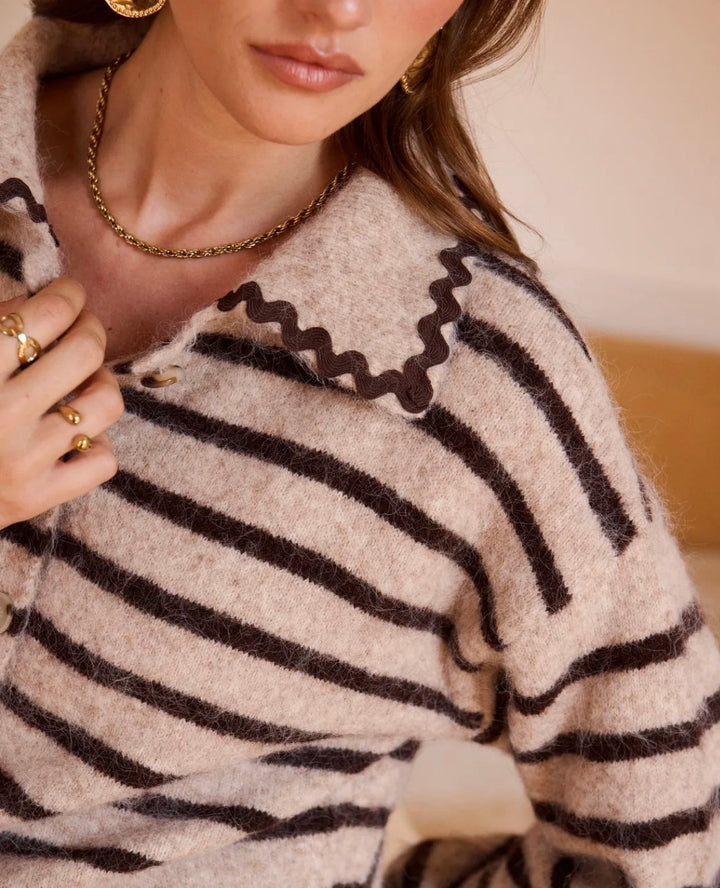 AR1339 Ottilie Knit Taupe