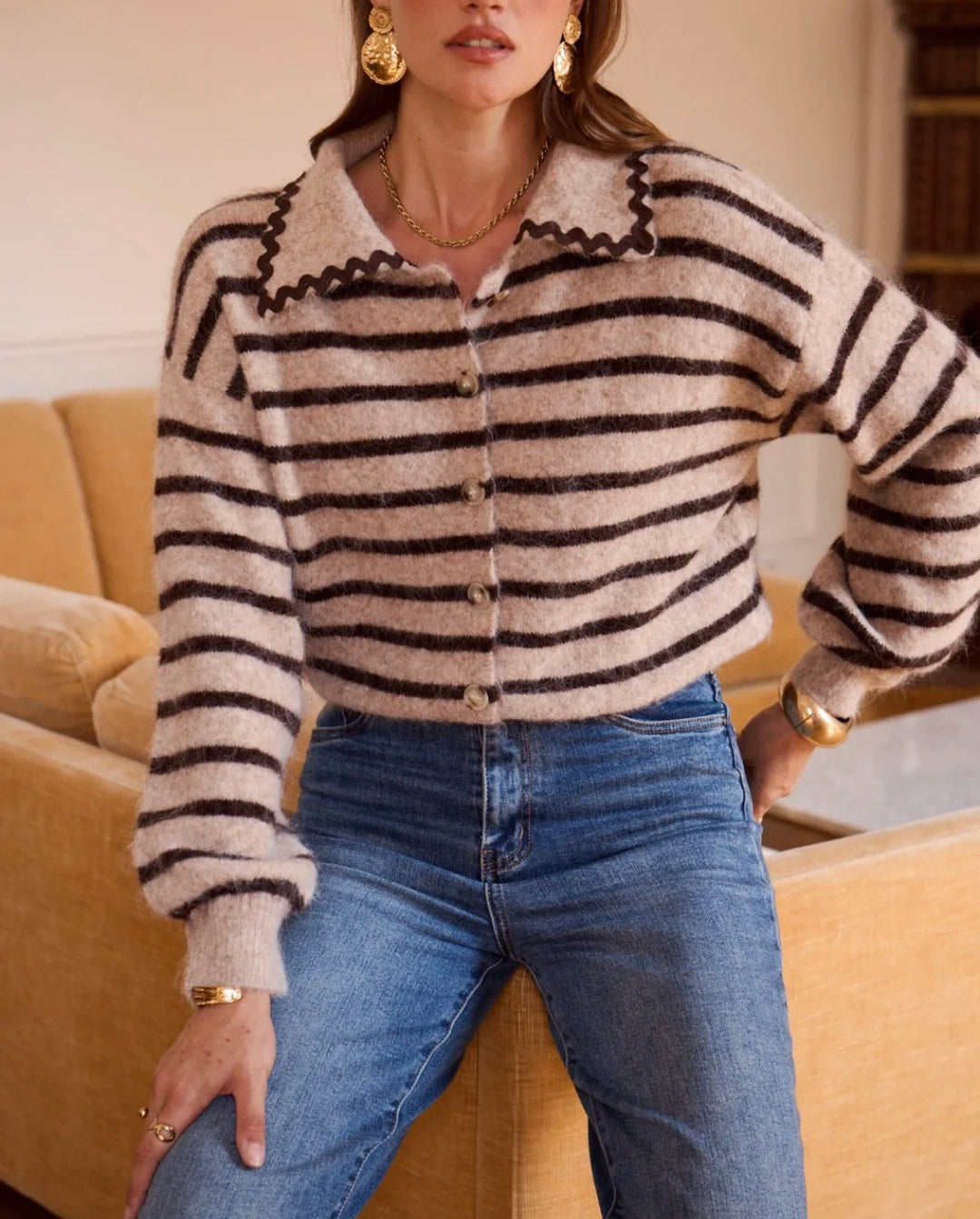 AR1339 Ottilie Knit Taupe