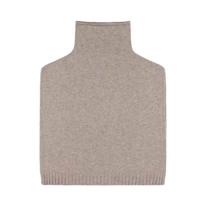 Funnel Neck Poncho - Tawny
