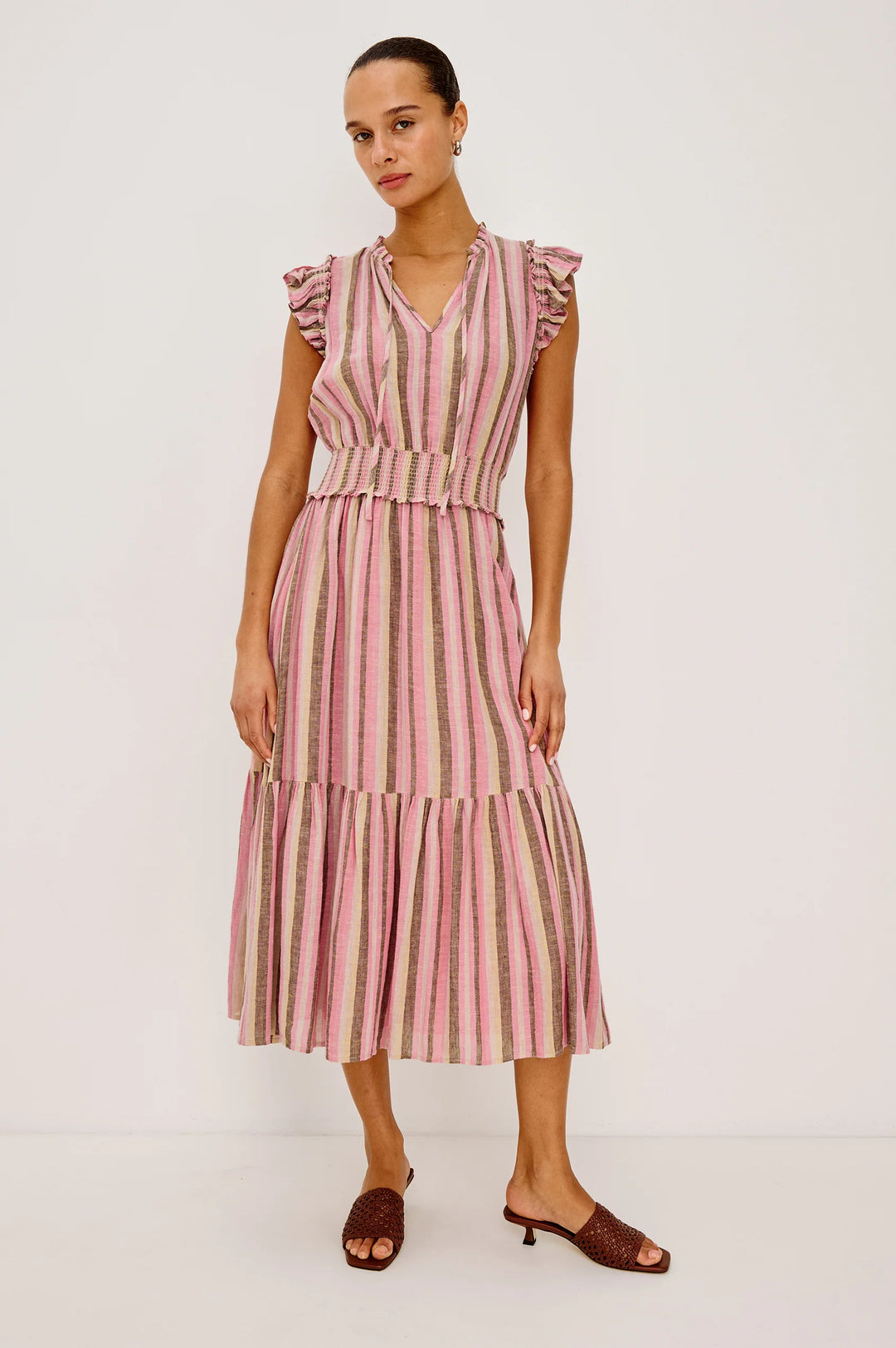 Garden Dress in Cordoba Stripe