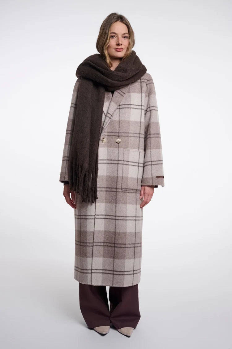 Gella Scarf With Fringe - Peated