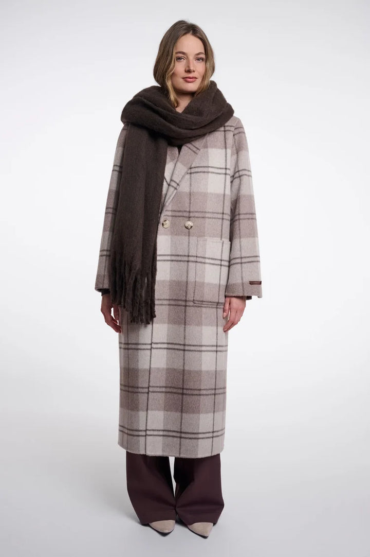 Gella Scarf With Fringe - Peated