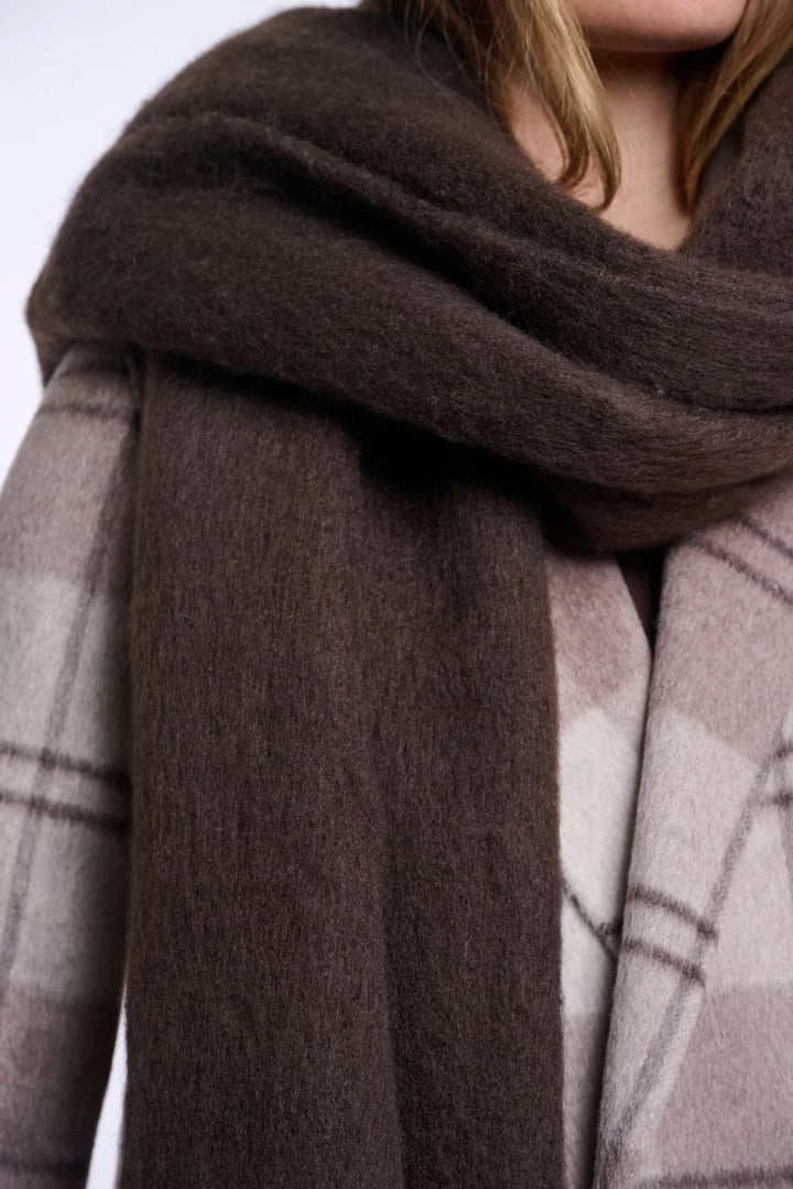 Gella Scarf With Fringe - Peated