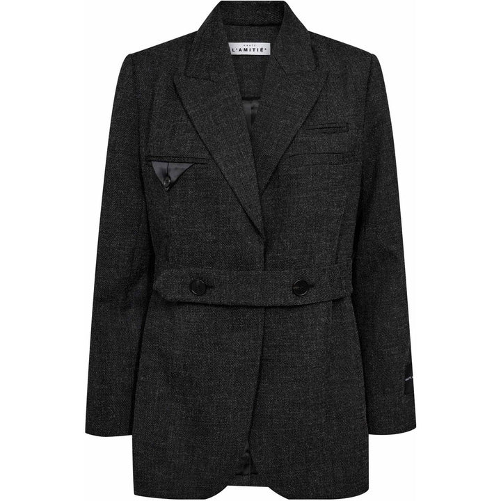 Bellis Belt Blazer - Antracit Melange
