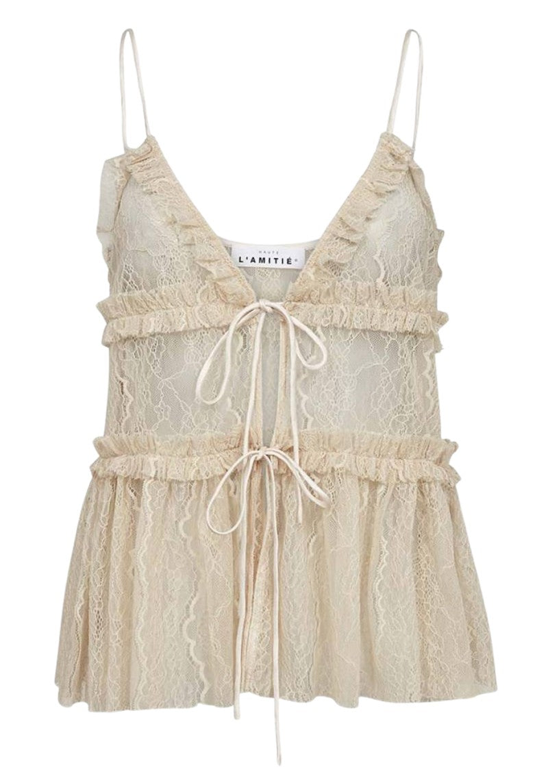 New Lace Top - Seashell