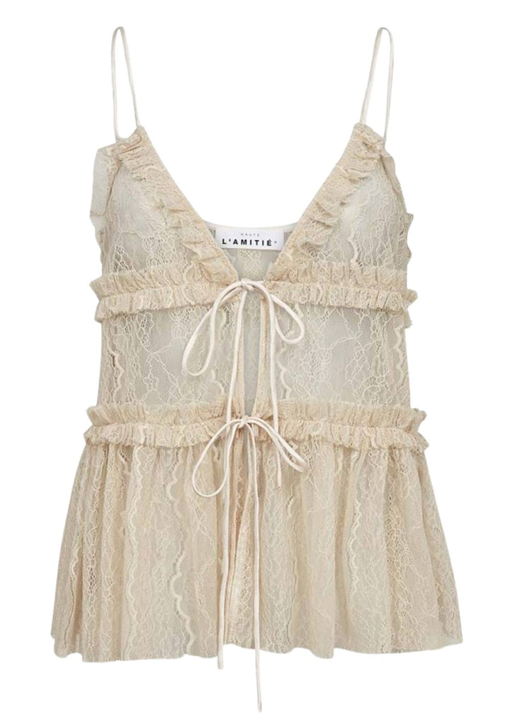 New Lace Top - Seashell