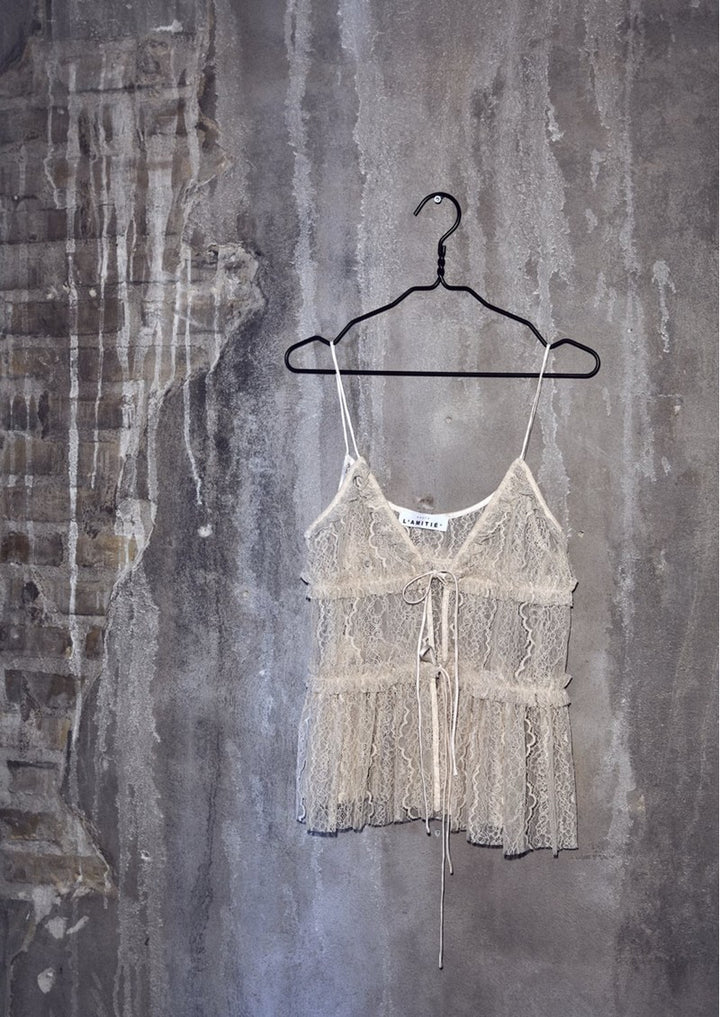 New Lace Top - Seashell