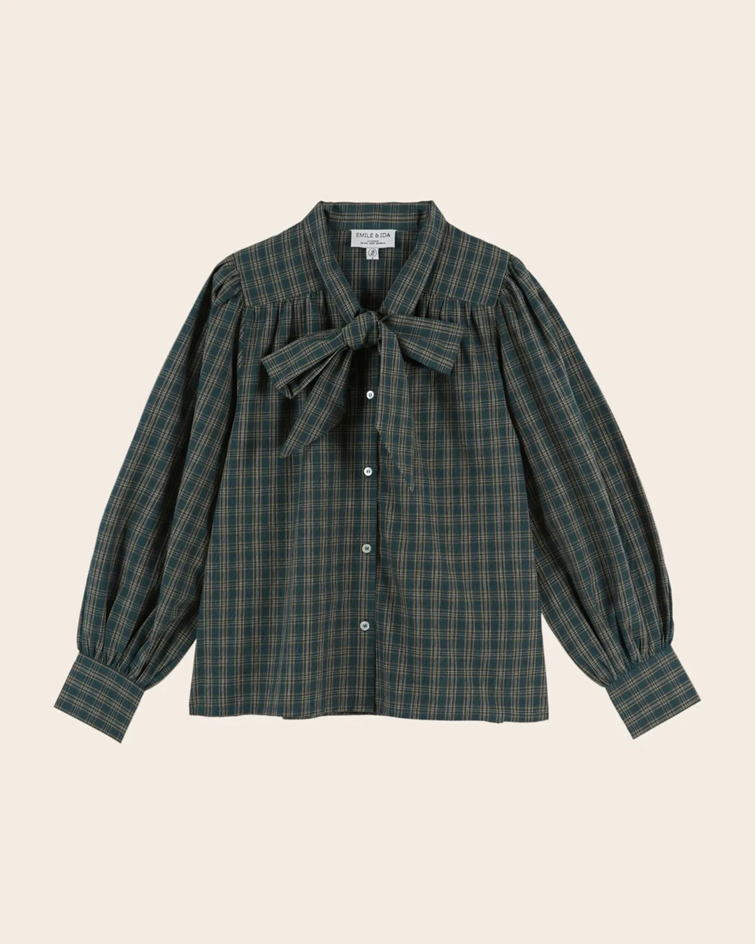 Ediva Blouse - Carreau Foret