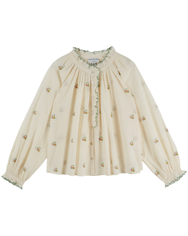 Elyana Blouse - Ecru