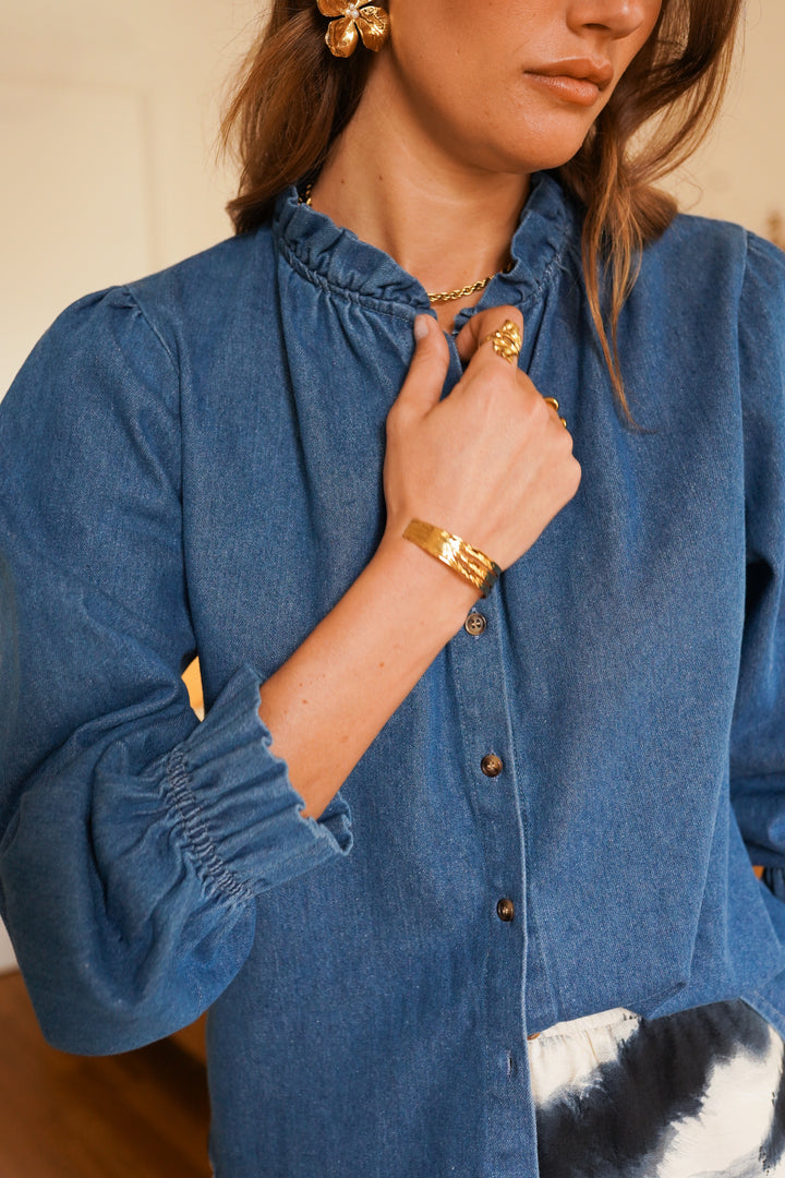 Layla Denim Blouse